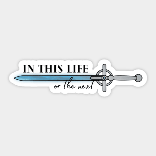 In this life or the next - The Cruciform Sword - warrior nun - ava silva and sister Beatrice, avatrice, netflix Sticker